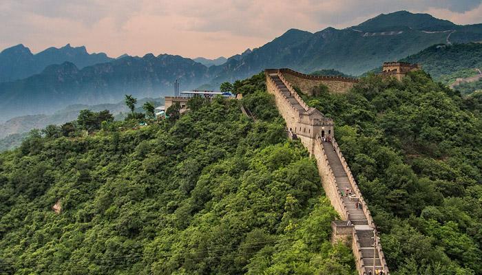 View of the Great Wall of China