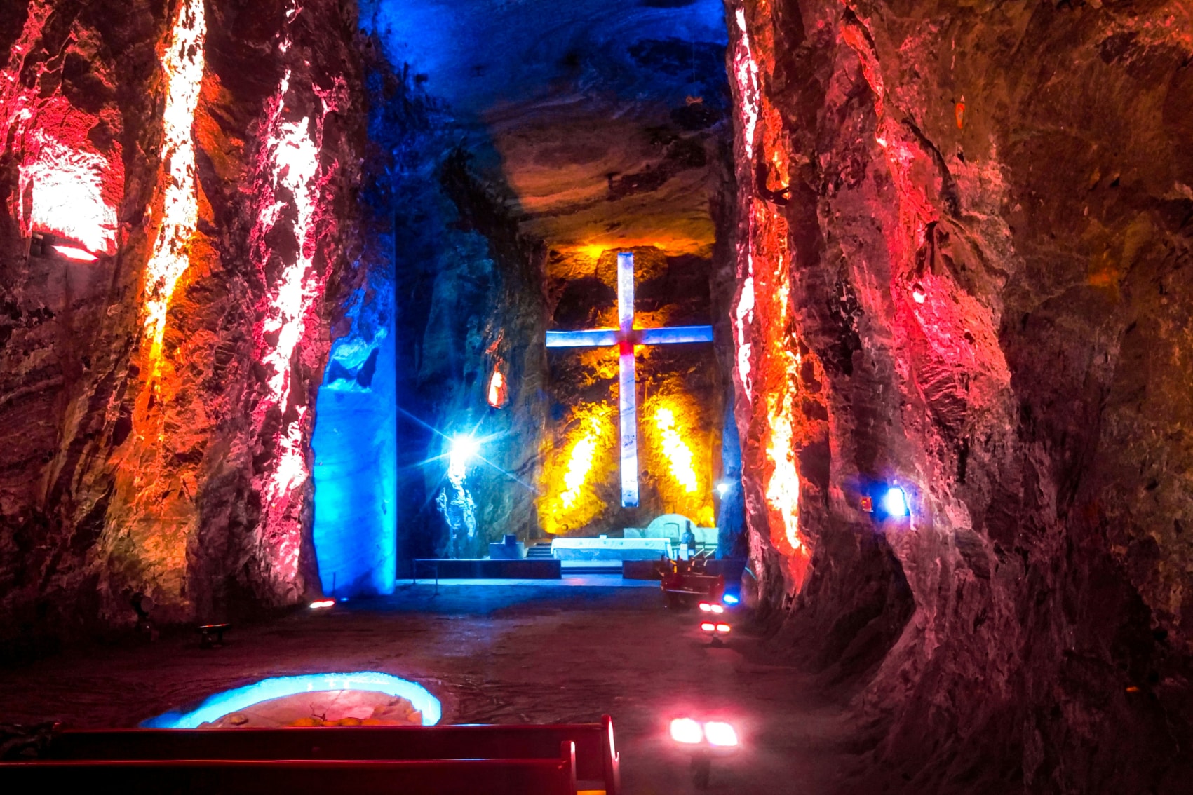 Zipaquirá Salt Cathedral in Bogotá, Colombia