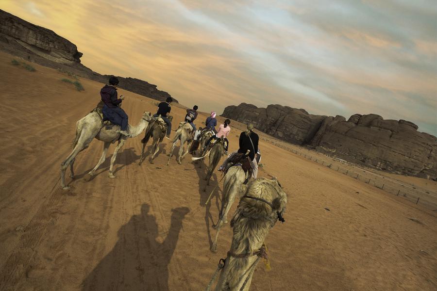 Connect with your inner Bedouin and sail your ship of the desert into the dunes