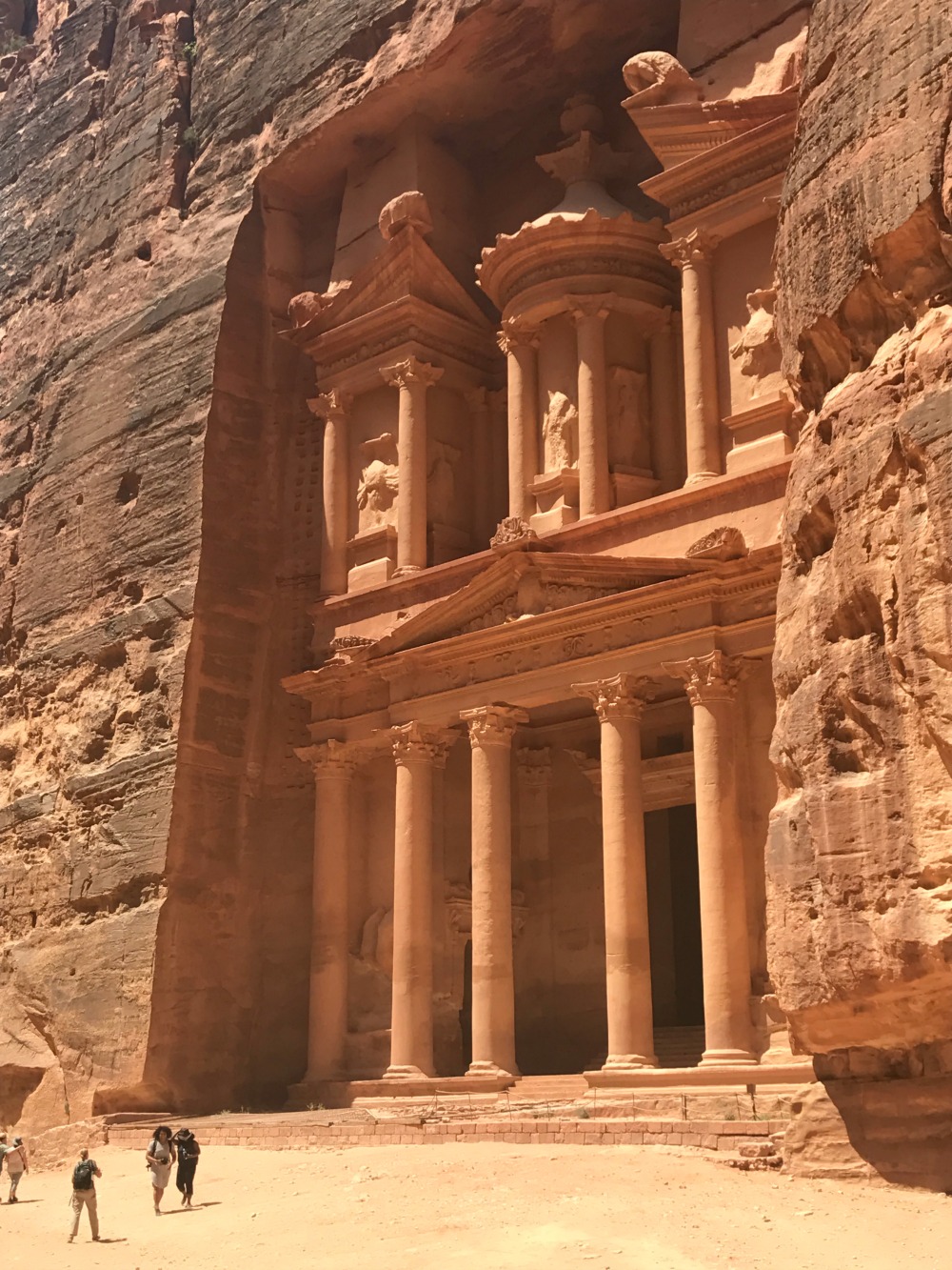 Petra is one of the many stunning landmarks in Jordan drawing tourists in from around the world.