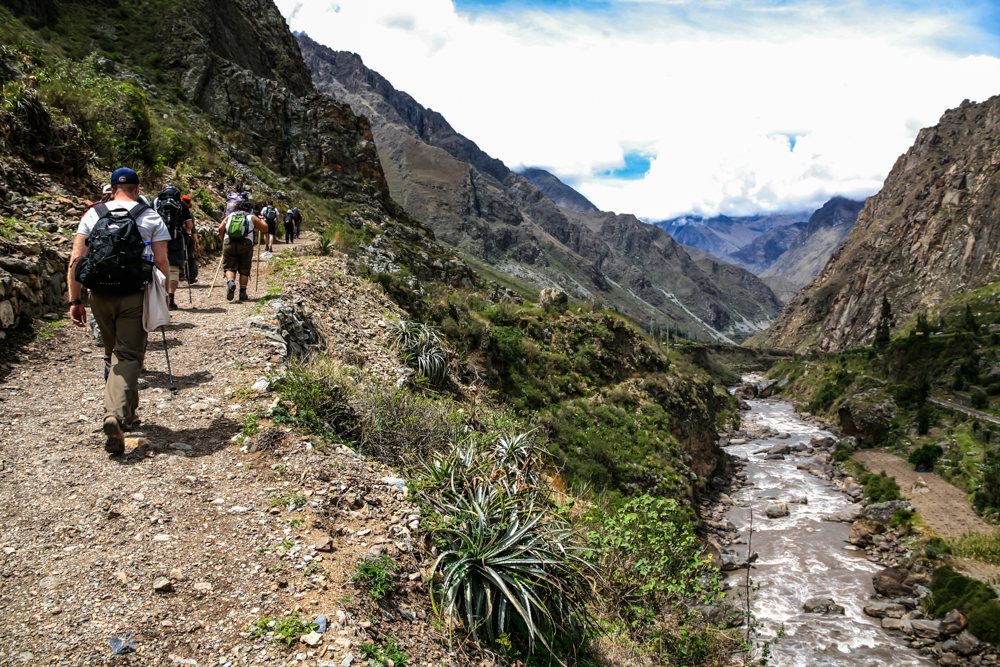 Walking the trail offers amazing views.