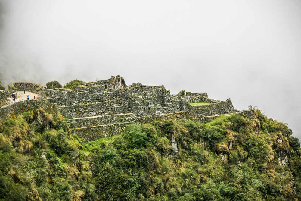 Ancient ruins high in the Andes.