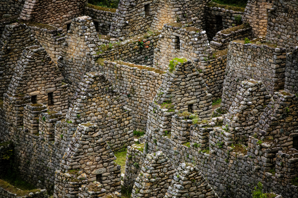 The uniformity of the Inca Trail's ruins makes it easy to get lost among them.